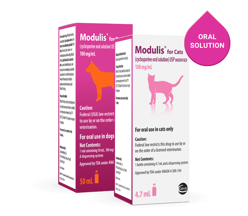 Modulis® for Dogs and Modulis® for Cats | Oral Solution